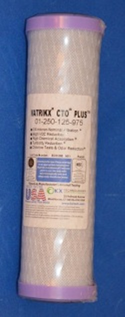 01-250-125-975 Matrikx® CTO®- 0.6 Micron Filter - COO:USA - Reverse-Osmosis-Parts