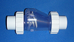 0823-10C Clear SWING Check Valve - PV