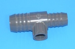 SPEARS 1402-157 1-1/4x1X3/4 PVC RD INSERT TEE INSERTxFPT COO:USA - Barb