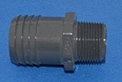 1436-133 1mpt x 1.5 Industrial Barb/Insert Fittings COO:USA - Barb-Adapters-Threaded