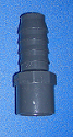 DURA 1432-007 3/4” spigot by 3/4” barb pvc with HEX COO:USA - Barb-Adapters-Slip-Spigot