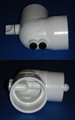 2inch Waterway Twin Thermowell COO:USA - PVC-Fittings-Thermowells