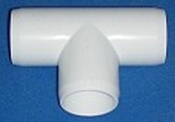401-015F 1½” Tee Sch 40 Furniture Grade fitting COO:TWN - PVC-Fittings-Tees-Slip