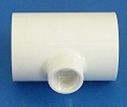 402-209 Reducing Tee 1.5 x 1.5 x 1/2FPT COO: USA - PVC-Fittings-Tees-Reducing