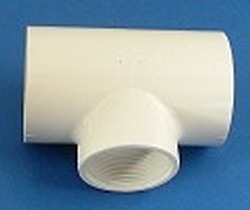 402-251 Reducing Tee 2x2x1.5fpt COO: USA - PVC-Fittings-Tees-Reducing