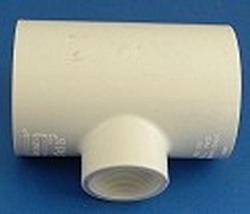 402-337 Reducing Tee 3 x 3 x.1.5 FPT COO:USA - PVC-Fittings-Tees