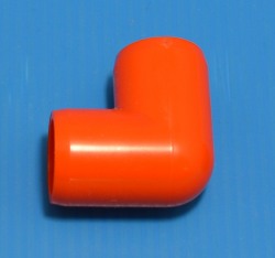 406-005ORG ORANGE ½” elbow. COO:UNKNOWN - PVC-Fittings-Colors