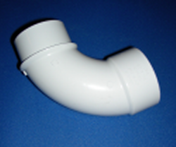 411-9100 1.5 Sweep Street 90 Elbow COO:USA - PVC-Fittings-Elbows-Sweep