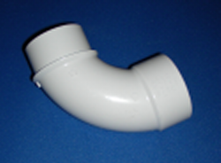 411-9120 2 Sweep Street 90 Elbow, NSF Rated Fitting COO:USA - PVC-Fittings-Elbows-Sweep90NSFSch40