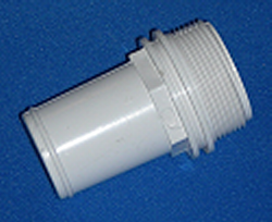 417-6140 White 1.5 smooth pool hose x 1.5MPT - PVC-Swimming-Pool-Adapter