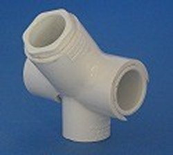 426-007-60 3/4” 4 way 30°/60° angle NON-FLOW Fitting (non-cancelable) - 