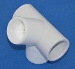426-010-30 1” 4 way 30°/60° Angle (non-cancelable) - PVC-Fittings-4-ways-side-outlet-Tees
