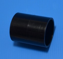429-015B Black1.5” couple COO:USA - PVC-BLACK