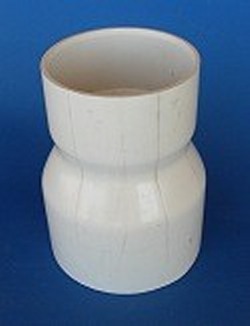 429-628F 10 x 8 reducing FABRICATED couple - PVC-Fittings-Couples