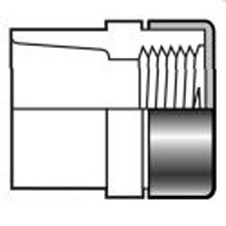 435-005SR ½” Stainless Steel Reinforced female adapter COO:USA - PVC-Fittings-FemaleAdapters