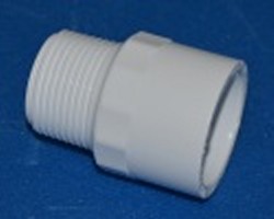 436-251 2MPT x 1.5 slip socket (Male Adapter Atyle)COO: USA - PVC-