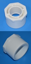 437-249-L 2” x 1” reducer bushing OCTO head COO:CHINA - PVC-Fittings-Reducer-Bushings