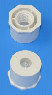 DURA 438-166D2 1¼ Spigot x ½ FPT COO:USA - PVC-Fittings-Reducer-Bushings-FPT