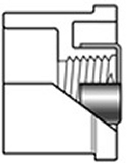 438-210SR 1-1/2 Spigot x 3/4 FPT COO:USA - PVC-Fittings-Reducer-Bushings