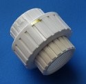 D458-040 4 FPT x FPT (female NPT) Union, WHITE SCH 80, LIMITED STOCK - PVC-Fittings-Unions-Sch80White
