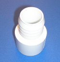460-007N 3/4 barb by 3/4 spigot (1/2 slip) white COO:USA - Barb-Adapters-Slip-Spigot