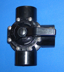 600-7100 2 TruSeal Diverter Valve COO: USA, Lifetime Warranty - PVC-Valves-3way-Diverter