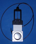 6301C 3” plastic paddle gate knife blade valve with 6 foot cable - PVC-