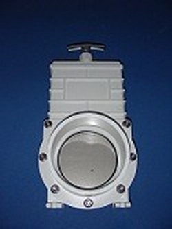 6401 4” stainless paddle gate knife blade valve COO:MEX - PVC-