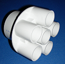 672-4260 2 by 6(3/4” ports) - PVC-Distributors