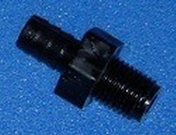 BF14-18-A-WN 1/8 HOSE BARB X 1/4MPT - Barb-Adapters-Threaded