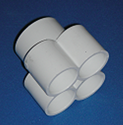 672-4670 1.5 by 4(3/4” ports) - PVC-Distributors
