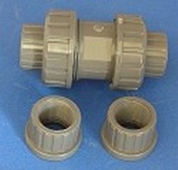 8014GST Union Ball Check Valve for 1-1/4 pvc pipe COO:China - PV