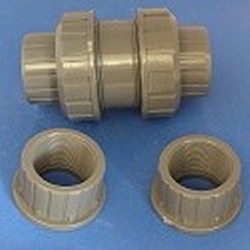 8020GST Union Ball Check Valve for 2 pvc pipe COO:CHINA - PV