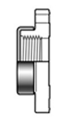 852-040SR 4” FPT (female NPT) solid flange Stainless Ring Reinforc - PV