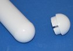 Ball Cap for inside 1¼” sch 40 pipe Fits Sch 40 Pipe Only - PVC-Fittings-Plugs-InsidePipe