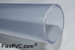 CLEAR/blue Sch 80 NSF 1 PVC pipe - PVC-CLEAR-PIPE-NSF-Sch80