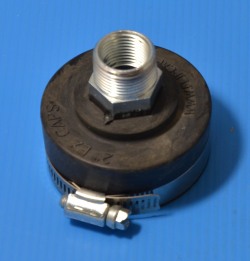 Rubber Garden Hose Cap for 2 pipe x  male garden hose end - GardenHose-Male