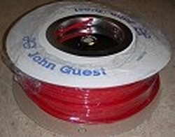 JG Brand 1/4” Polyethylene tubing RED 500 ft roll COO:UK - JG-Polyethylene-Tubing-Rolls