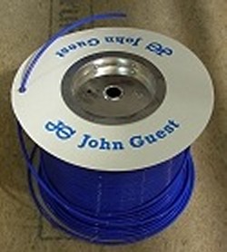 JG Brand ½” Polyethylene tubing BLUE 250 ft roll COO:UK - JG-Polyethylene-Tubing-Rolls