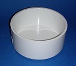 280-107540 Flat 6” fabricated cap for PIP drainage pipe only - PVC-PIP-Drainage