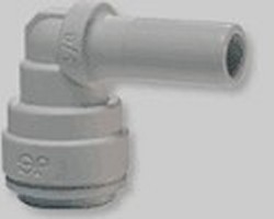 PP220808W 1/4 tubing x 1/4 stem 90° elbow COO:UK - JG-Fittings-Elbows