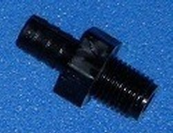 TA1026 1/8 mpt x 5/16 or 3/8 barb adapter - Barb-Adapters-Threaded
