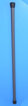 Straight Cane, aka, Bump Stick, made from 1” solid rod pvc (BLACK) - PVC-Canes