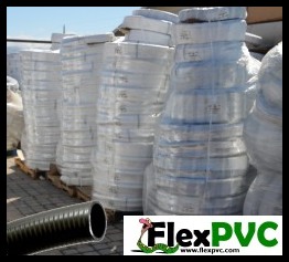 PALLET  x 5000′ BLACK FlexPVC flexible PVC pipe. COO:USA - SUPERBUY