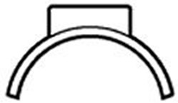 3763-578 Saddle Tee 8” x 2 inch COO:USA - PVC-Fittings-Tees-Saddles