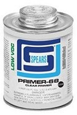 1 Pint (16 oz) CLEAR Primer/Cleaner, Brand May Vary, COO:USA - PVC-Glue-Primer