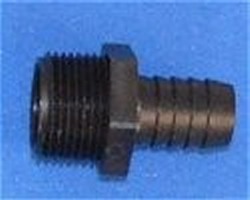 A3458P 3/4 mpt x 5/8 barb adapter - Barb-Adapters-Threaded