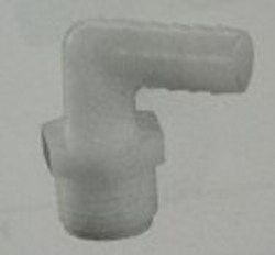 TE-201210 3/4 MPT x 5/8th barb 90° elbow - Barb-Elbows