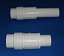 DF-012 1¼” Telescoping Couple Slip x Spigot COO:USA - PVC-Fittings-Couples-Telescoping
