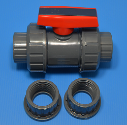 1407GST 3/4 True Union Ball Valve COO:CHINA - PVC-Valves-Ball-Valves-TrueUnion